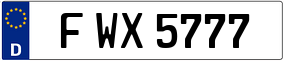 Truck License Plate